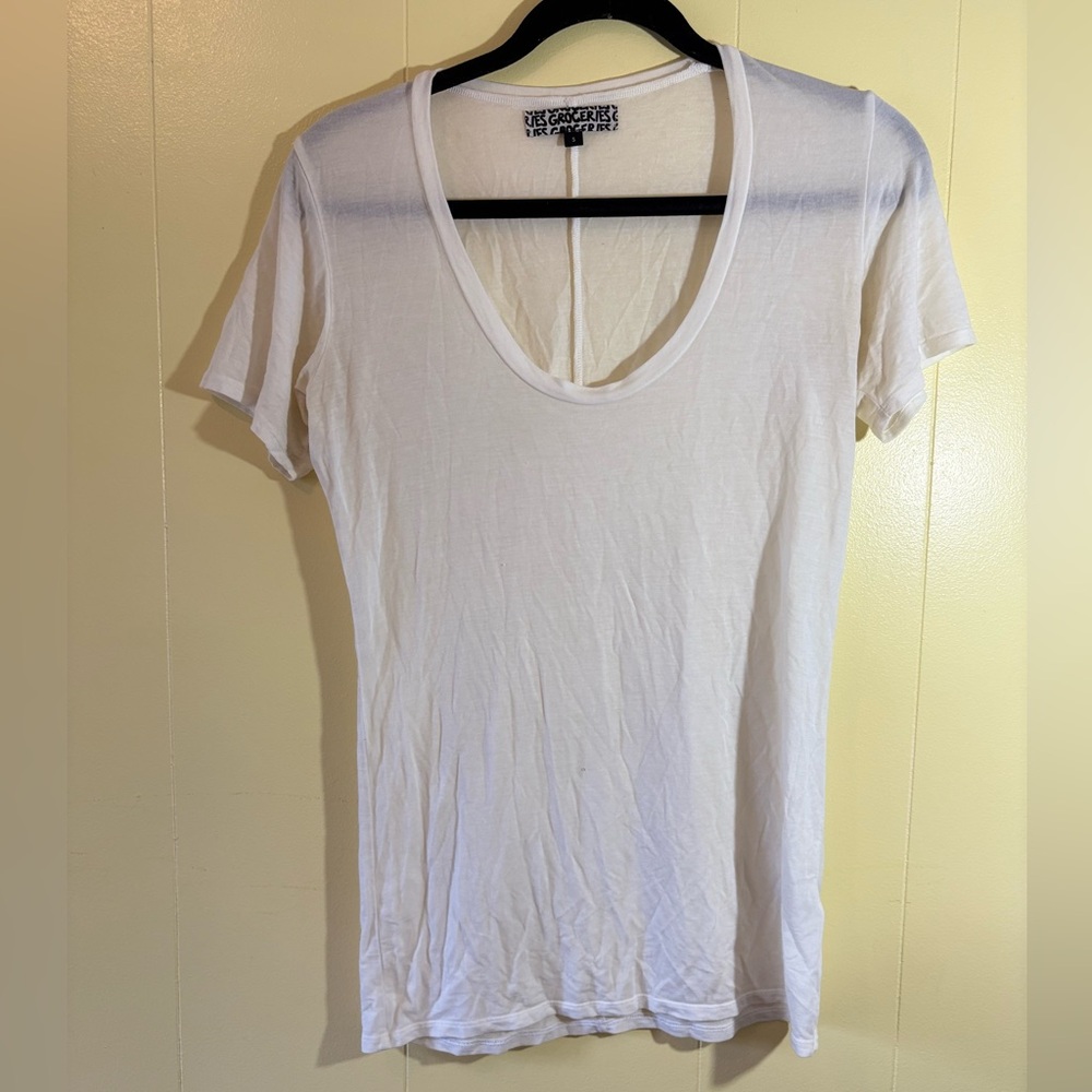 White Graphic Tee by Groceries Apparel